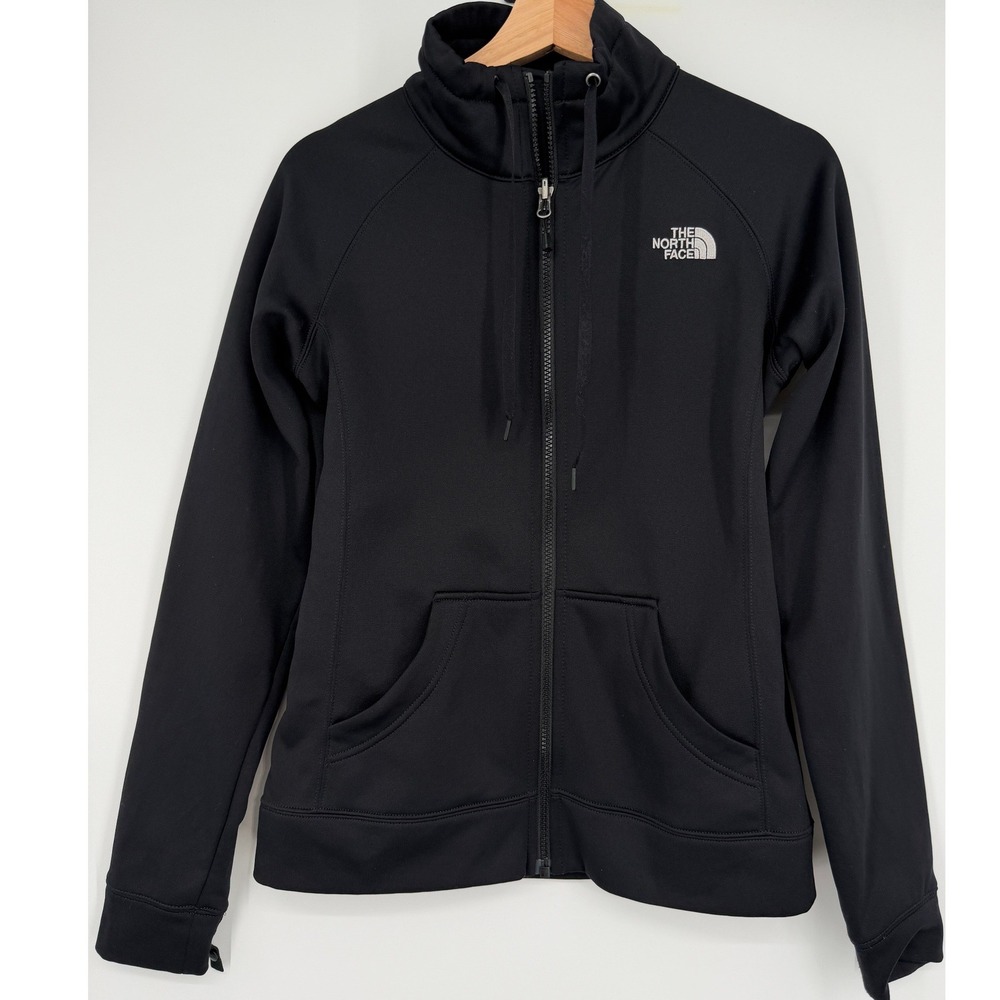 The North Face Women's Black Full Zip Jacket Pockets Sz S